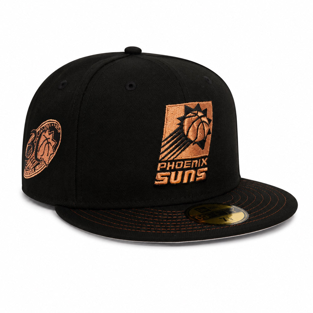 NBA Phoenix Suns New Era Copper Mine 59FIFTY Fitted Hat - Black