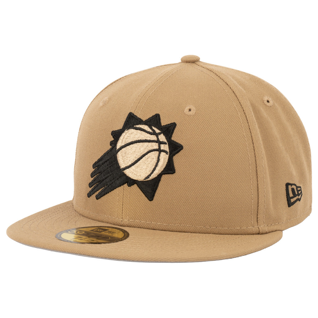 NBA Phoenix Suns New Era Mocha 59FIFTY Fitted Hat - Khaki