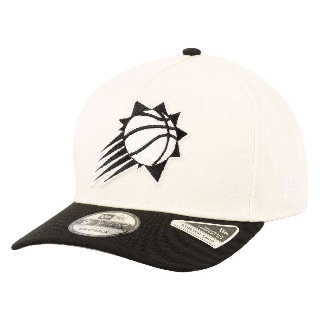 NBA Phoenix Suns New Era Two-Tone Classified 9FIFTY A-Frame Snapback Hat - Cream