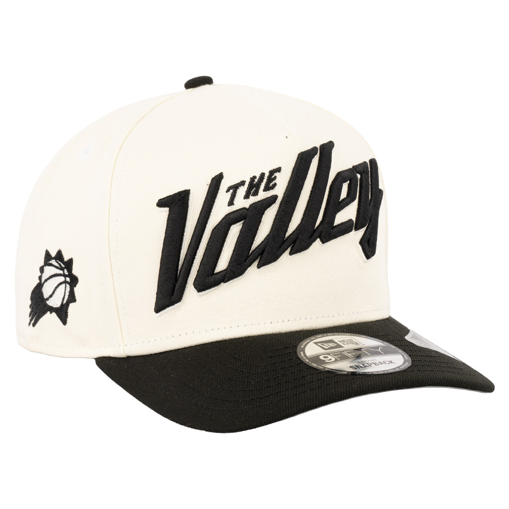 NBA Phoenix Suns New Era Two-Tone Classified 9FIFTY A-Frame Snapback Hat - Cream