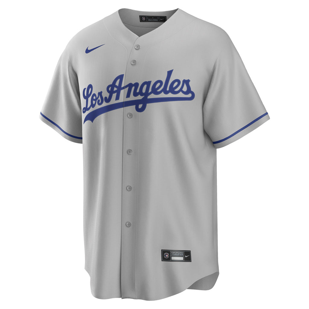 MLB Los Angeles Dodgers Nike Official Replica Jersey - Gray