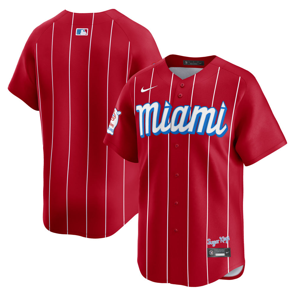 MLB Miami Marlins Nike City Connect Limited Jersey