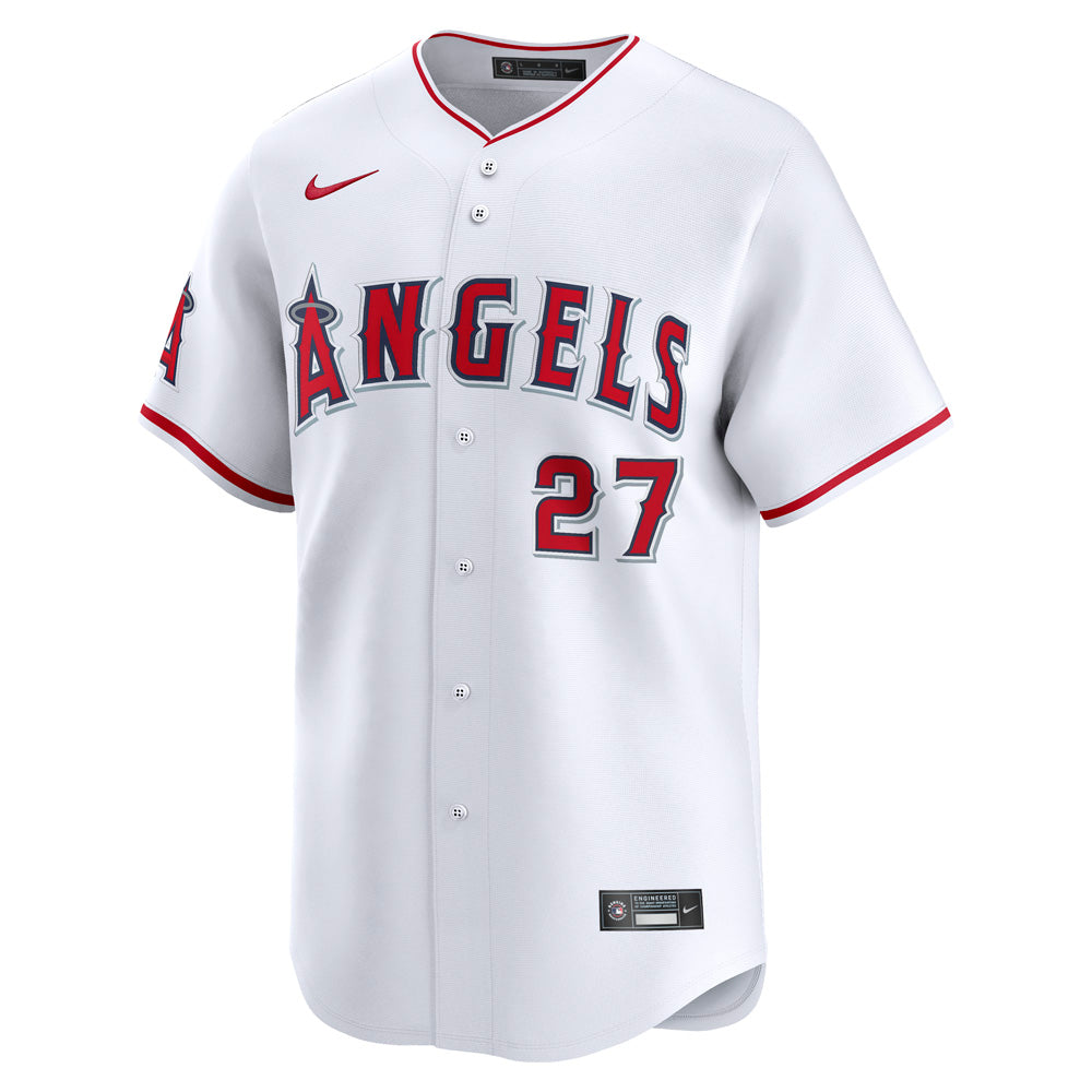MLB Los Angeles Angels Mike Trout Nike Home Limited Jersey