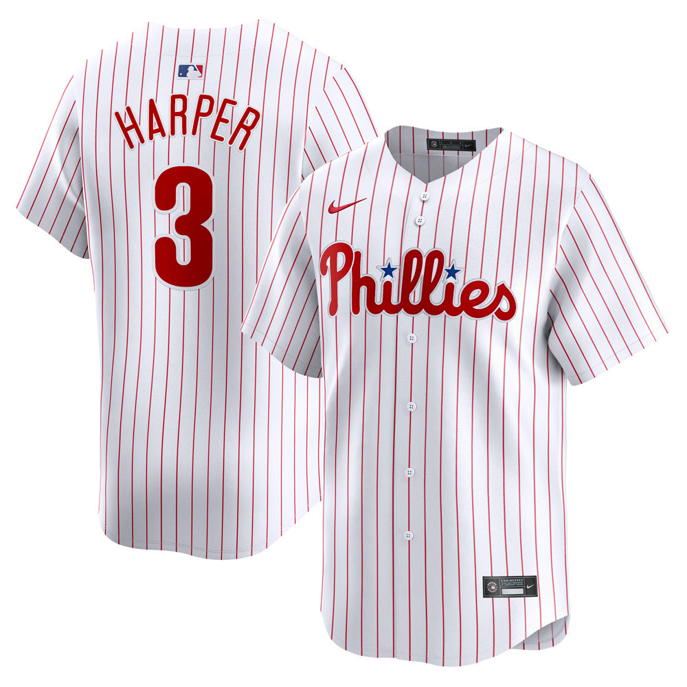 MLB Philadelphia Phillies Bryce Harper Nike Home Limited Jersey
