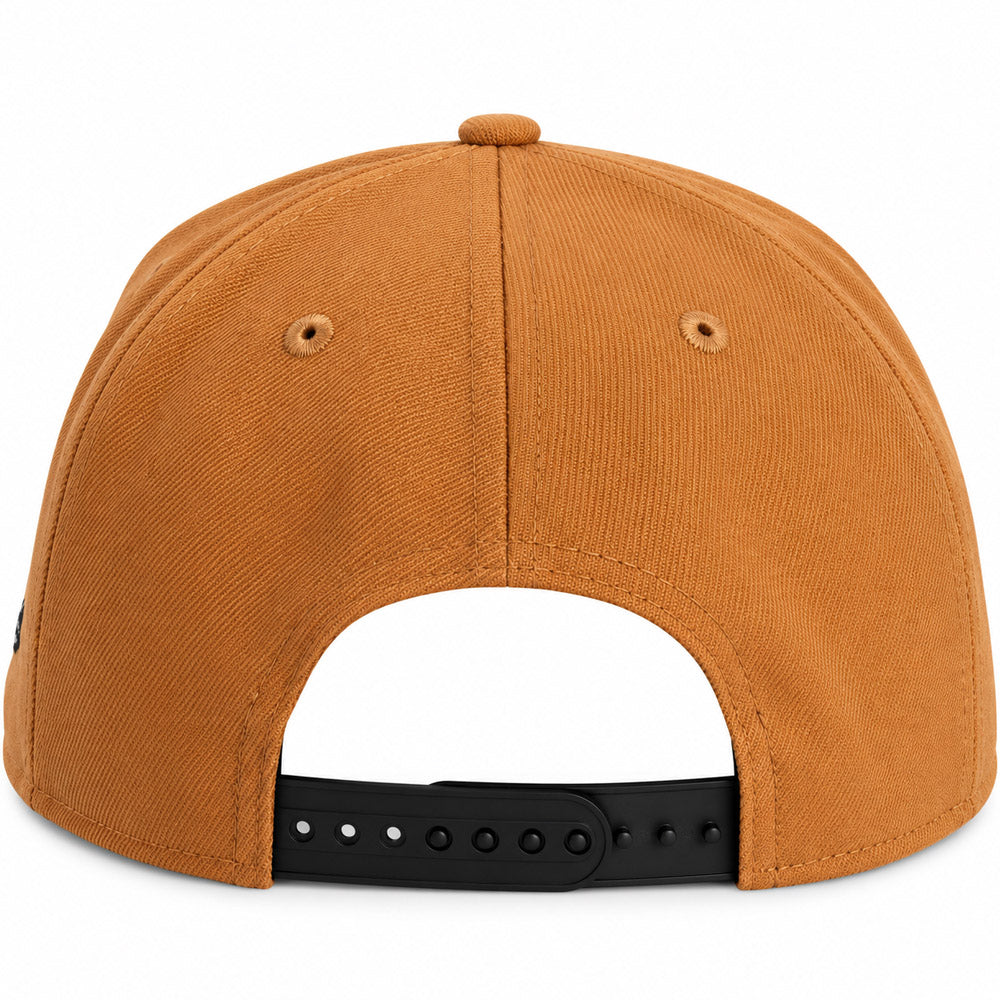 NCAA Arizona State Sun Devils New Era Black Script 9FIFTY A-Frame Snapback Hat- Bronze