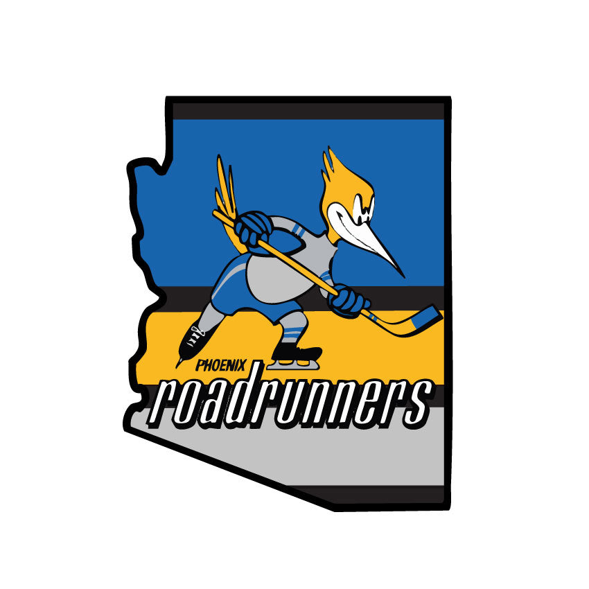 Tucson Roadrunners Throwback Outline Sticker