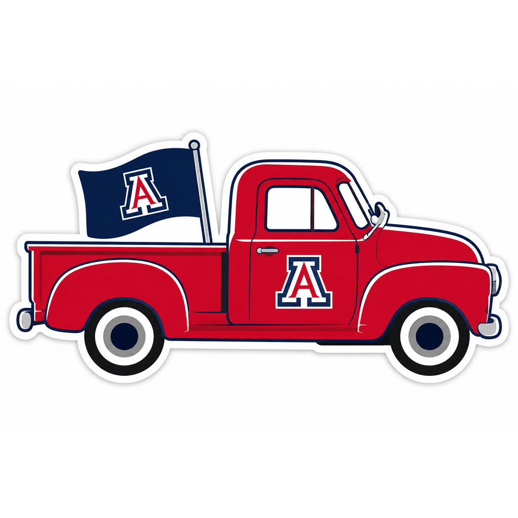 NCAA Arizona Wildcats Truck Rugged Sticker