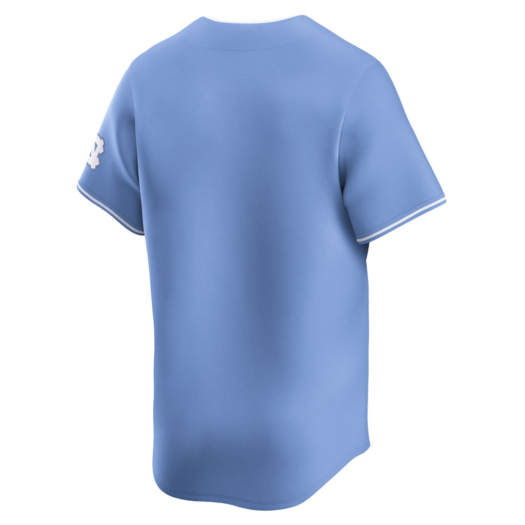 NCAA North Carolina Tar Heels Nike Road Baseball Limited Jersey - Blue