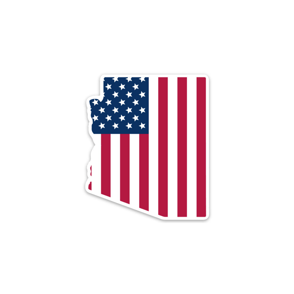 #AllAZ USA 2.5" x 3" Decal - Stars n Stripes