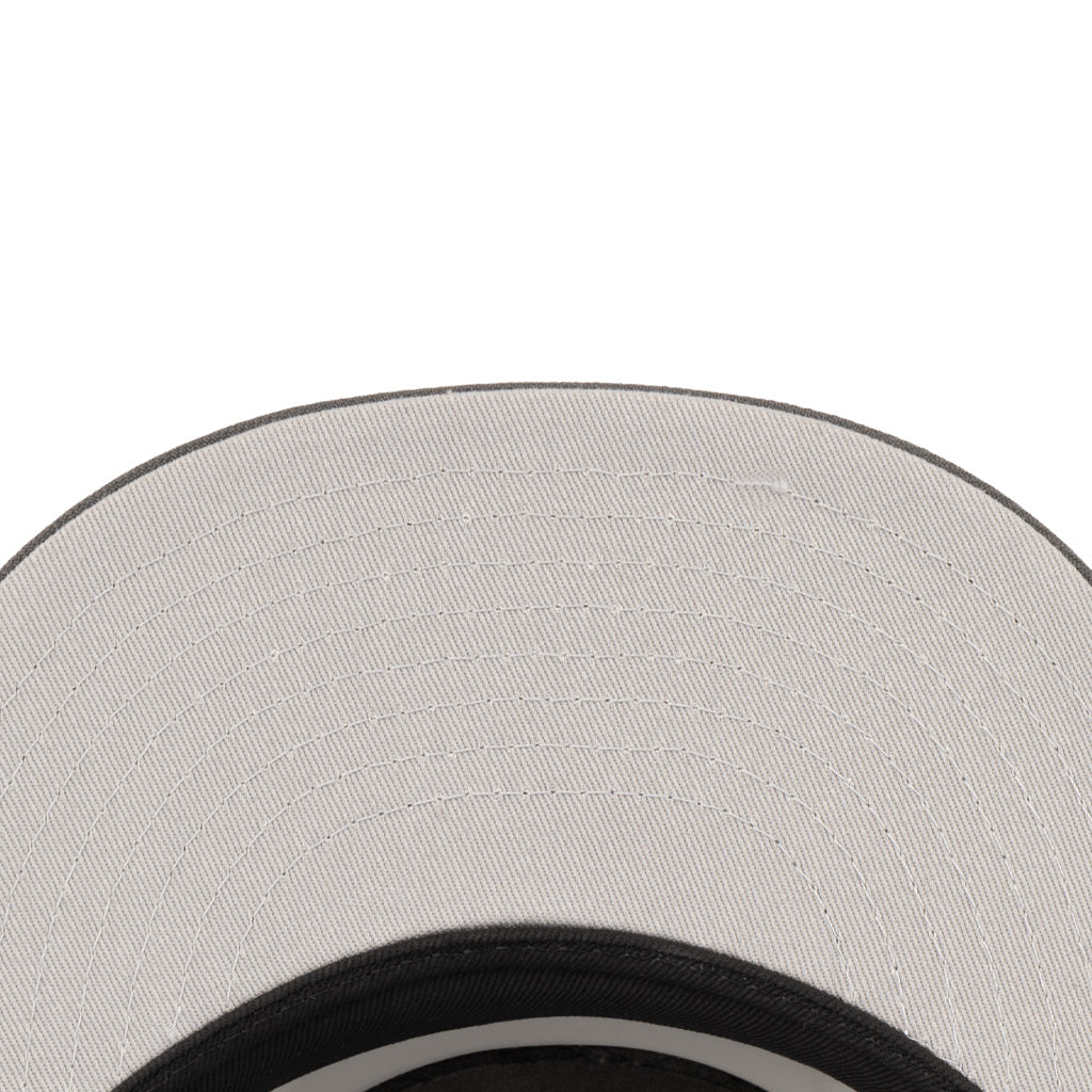 NHL Edmonton Oilers New Era Gray Prestige 9FIFTY Snapback Hat - Graphite