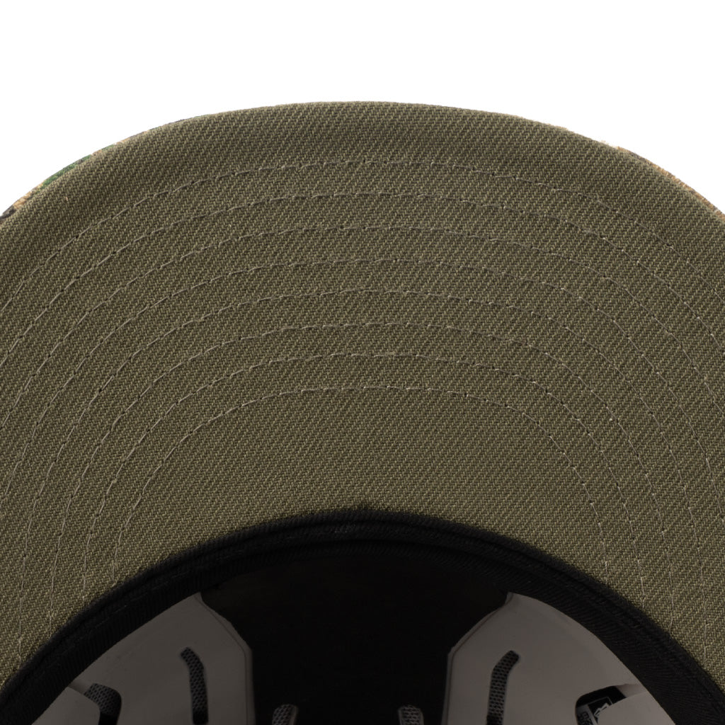 MLB Los Angeles Dodgers New Era Two-Tone Real Tree Shadow 59FIFTY Fitted Hat - Black