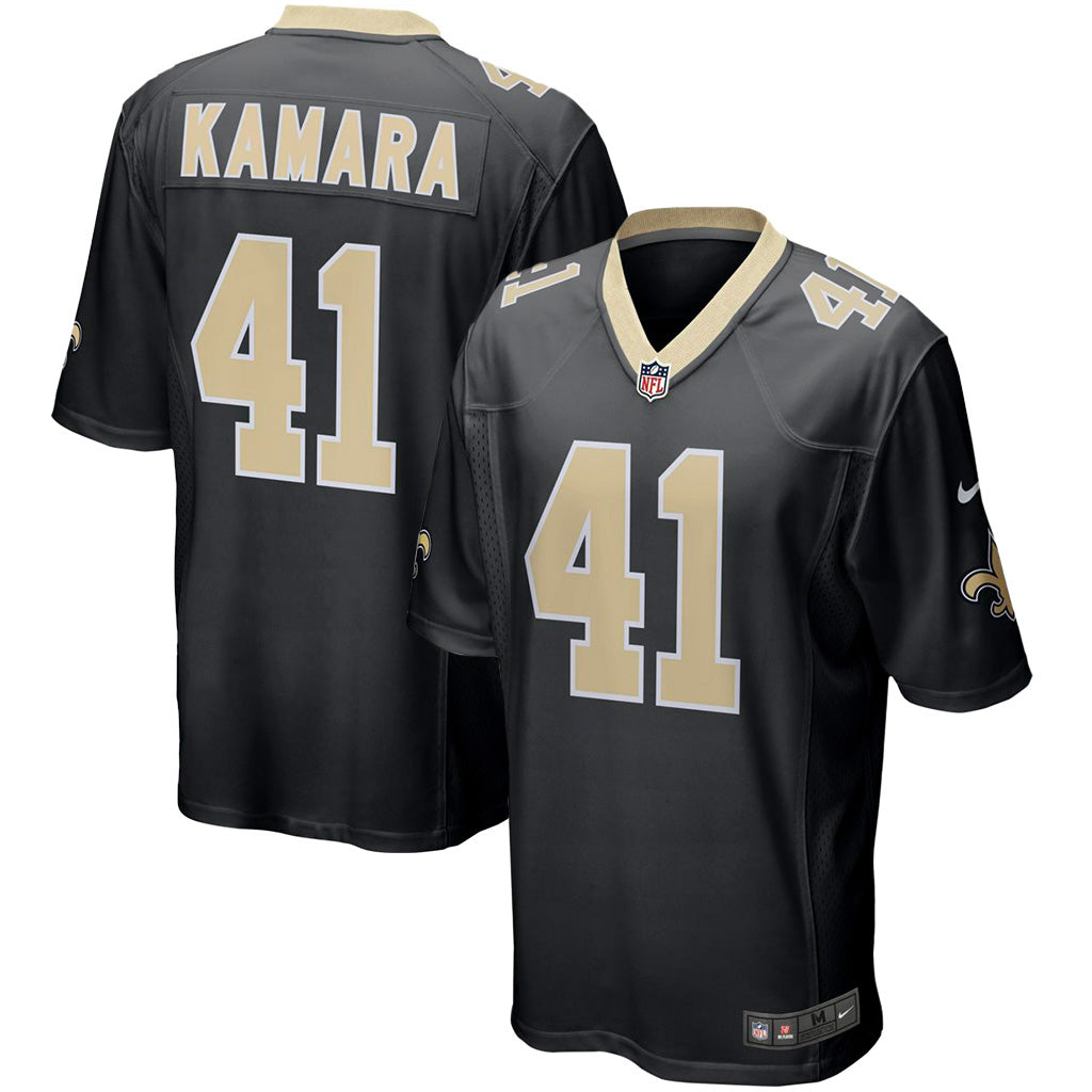 NFL New Orleans Saints Alvin Kamara Nike Game Jersey - Black