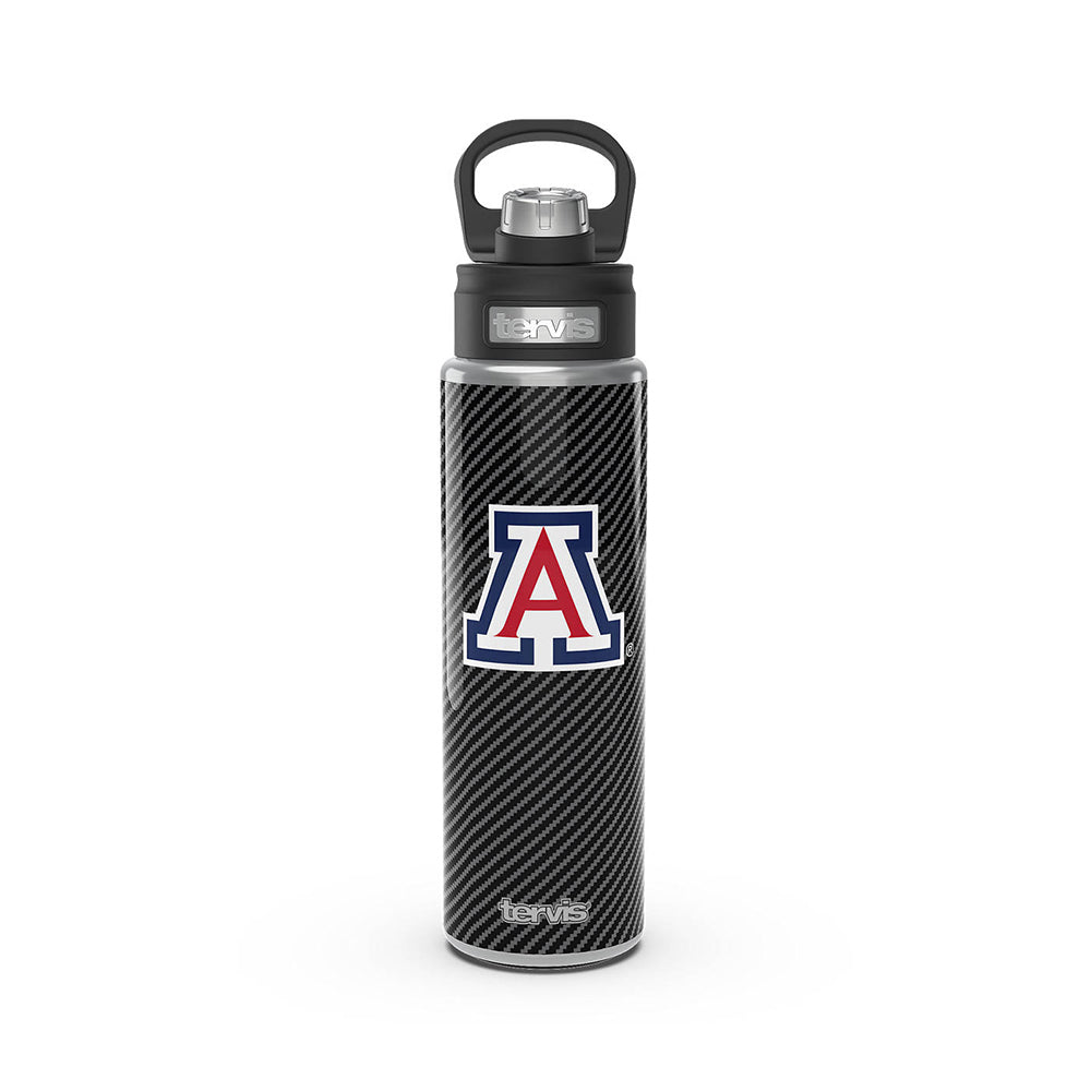 NCAA Arizona Wildcats Tervis 24oz Carbon Fiber Travel Bottle
