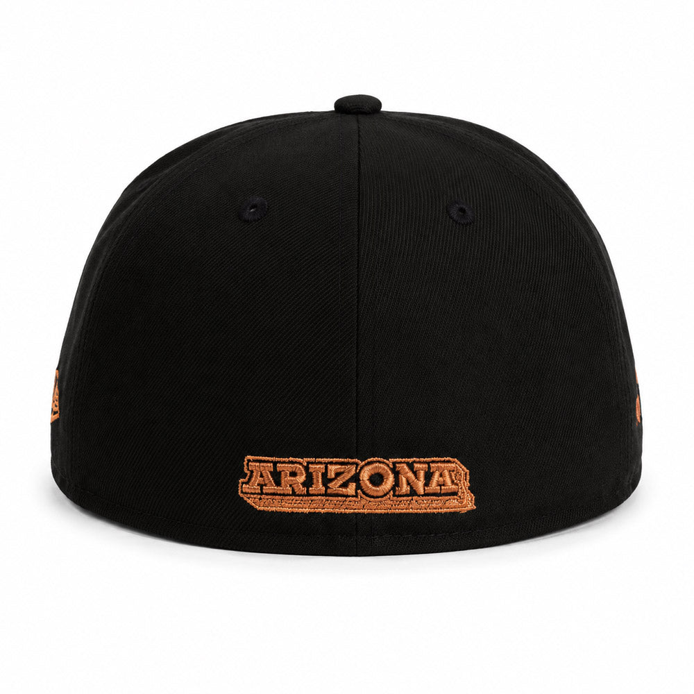 NCAA Arizona Wildcats New Era Copper Mine 59FIFTY Fitted Hat - Black