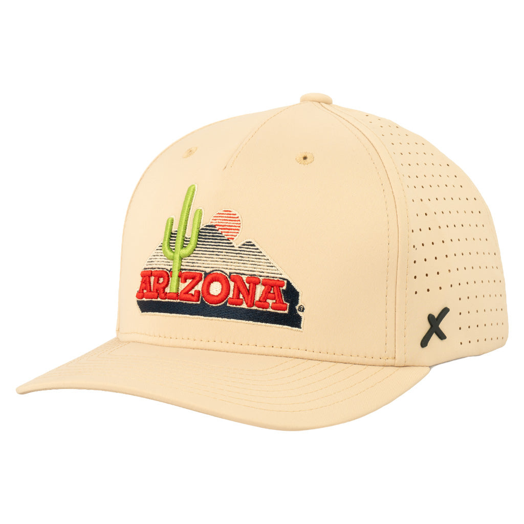 NCAA Arizona Wildcats CapX Vault Circuit X08 Adjustable Hat - Stone