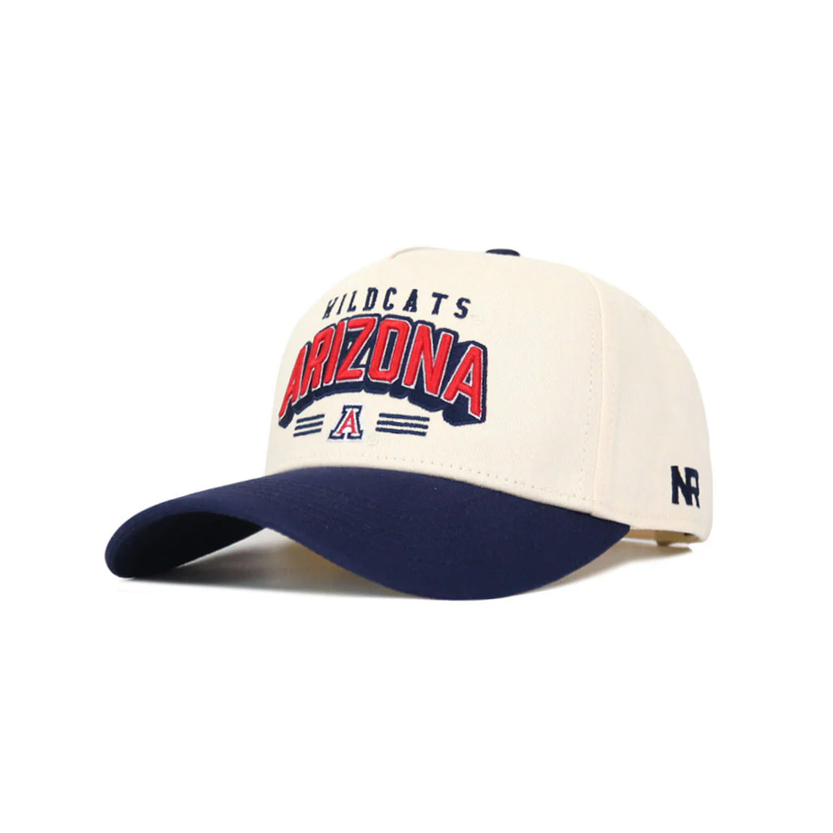 NCAA Arizona Wildcats No Rivals Letterman Structured Hat- Cream