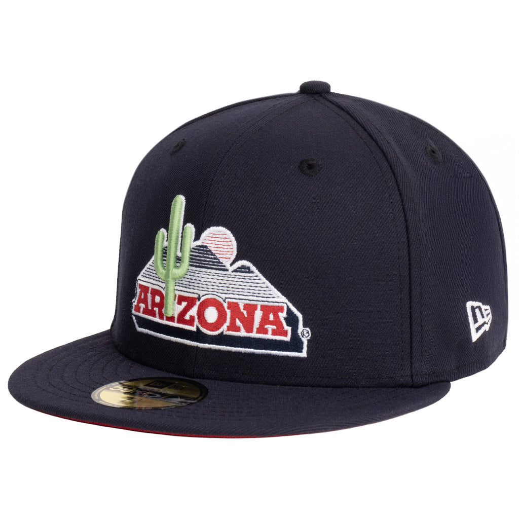 NCAA Arizona Wildcats New Era Team Under Visor 59FIFTY Fitted Hat - Navy