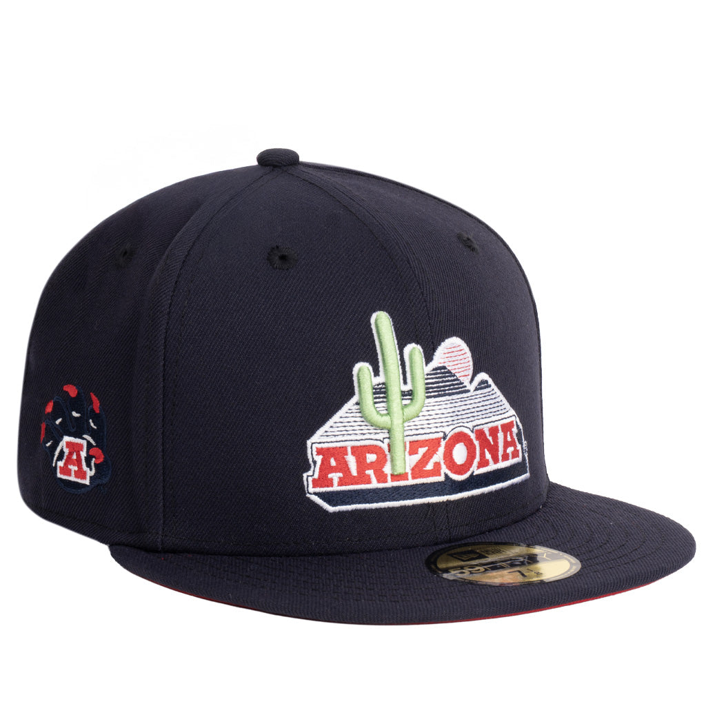 NCAA Arizona Wildcats New Era Team Under Visor 59FIFTY Fitted Hat - Navy