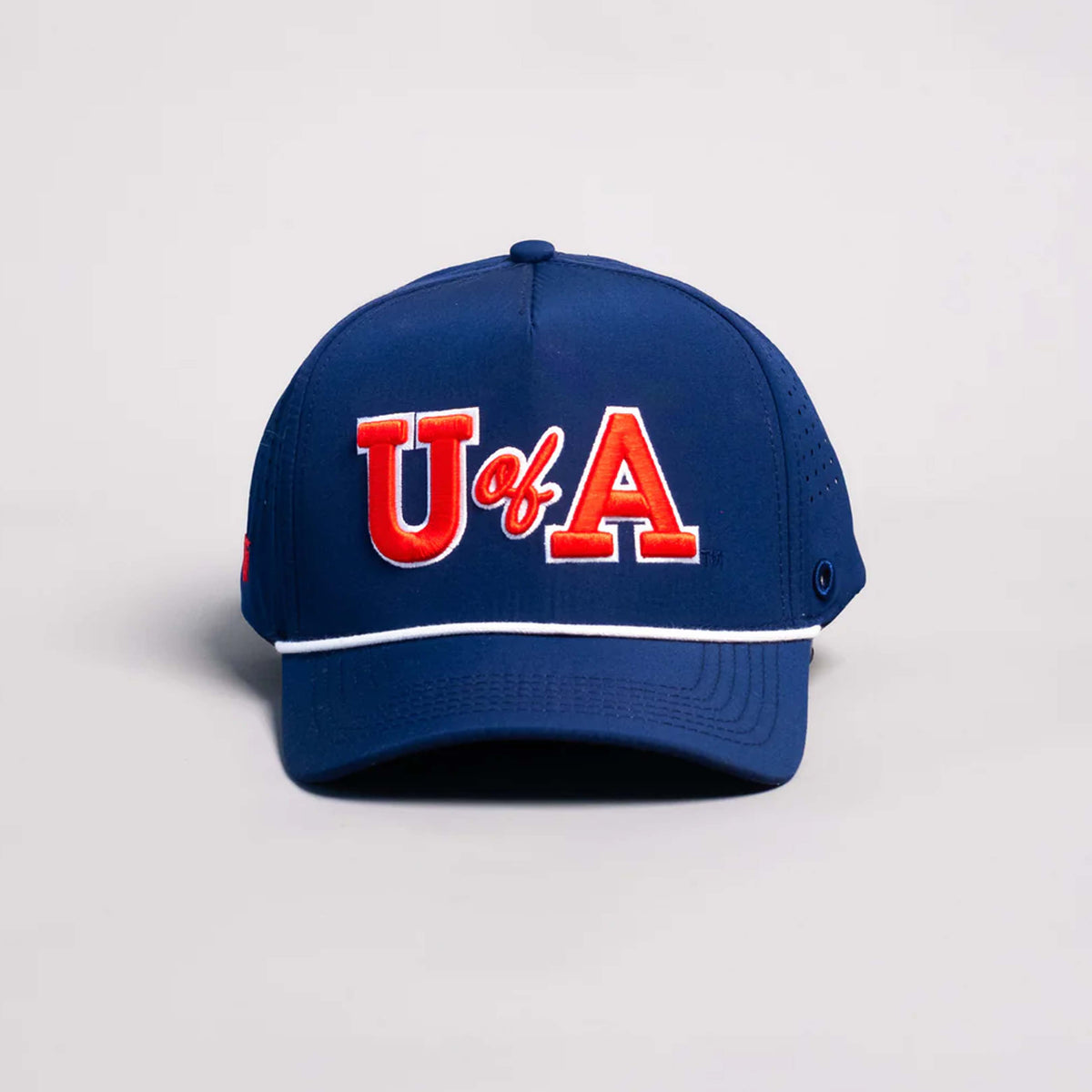 NCAA Arizona Wildcats WoodN Grail Throwback Tee Box Structured Adjustable Hat- Navy