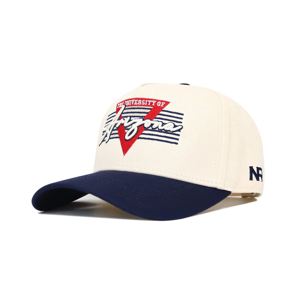 NCAA Arizona Wildcats No Rivals Triangle Game Structured Hat- Cream