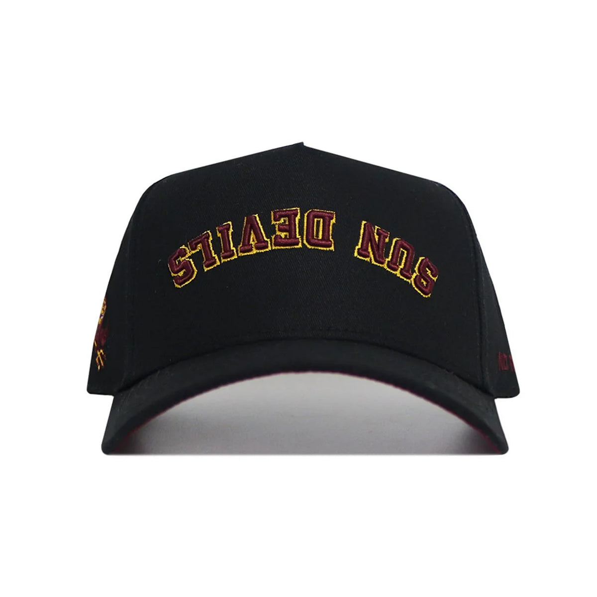 NCAA Arizona State Sun Devils No Rivals Upside Down Blackout Structured Hat- Black