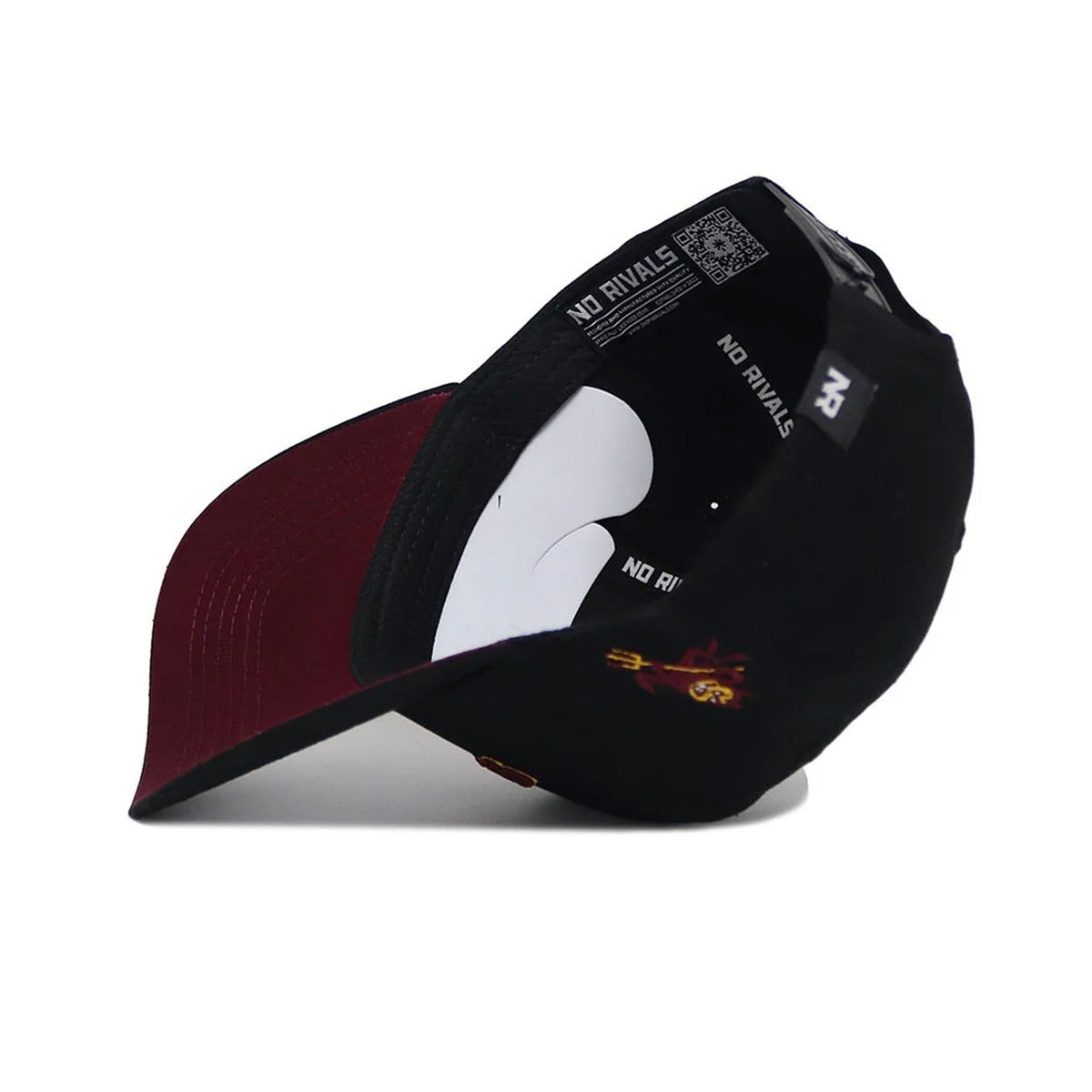 NCAA Arizona State Sun Devils No Rivals Upside Down Blackout Structured Hat- Black
