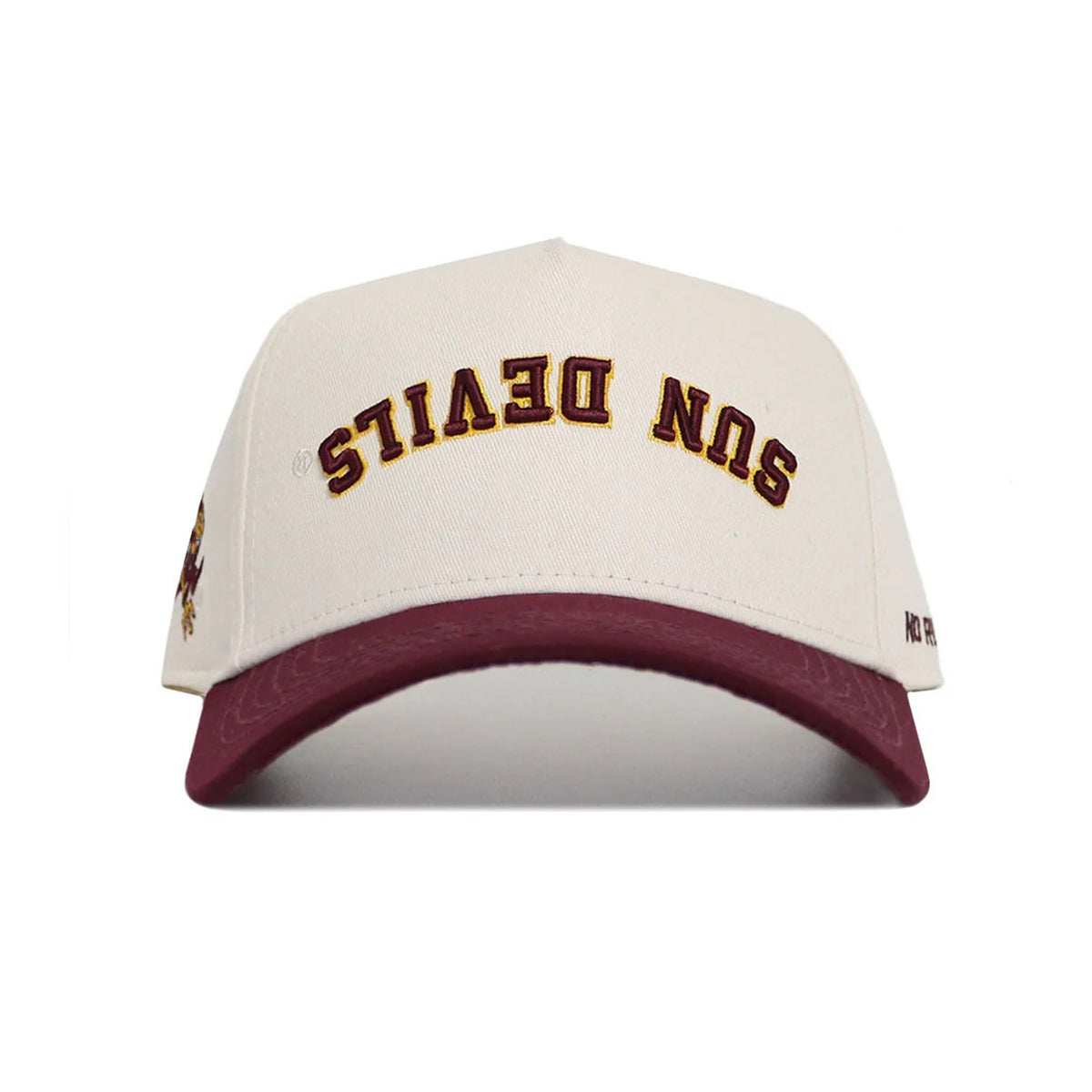 NCAA Arizona State Sun Devils No Rivals Upside Down Structured Hat- Cream