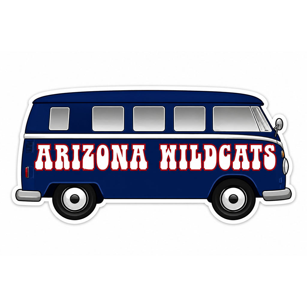 NCAA Arizona Wildcats Van Rugged Sticker
