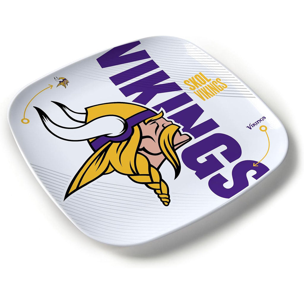 NFL Minnesota Vikings YouTheFan Dinner Plate