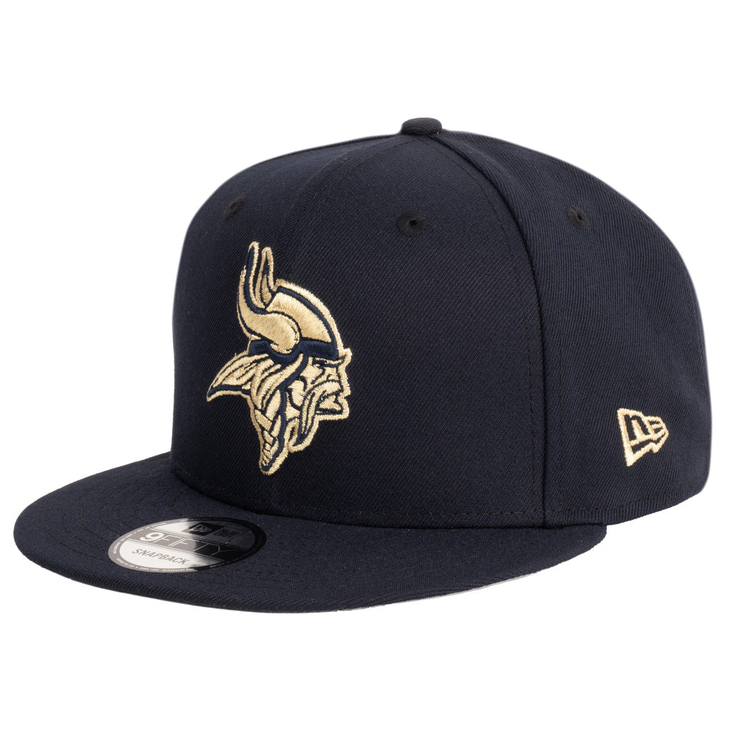 NFL Minnesota Vikings New Era Royal Merchant 9FIFTY Snapback Hat - Navy