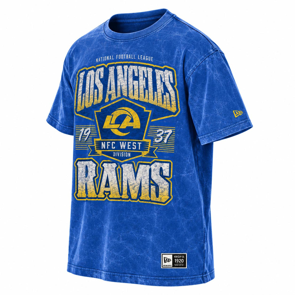 NFL Los Angeles Rams New Era Vintage Division T-Shirt- Blue