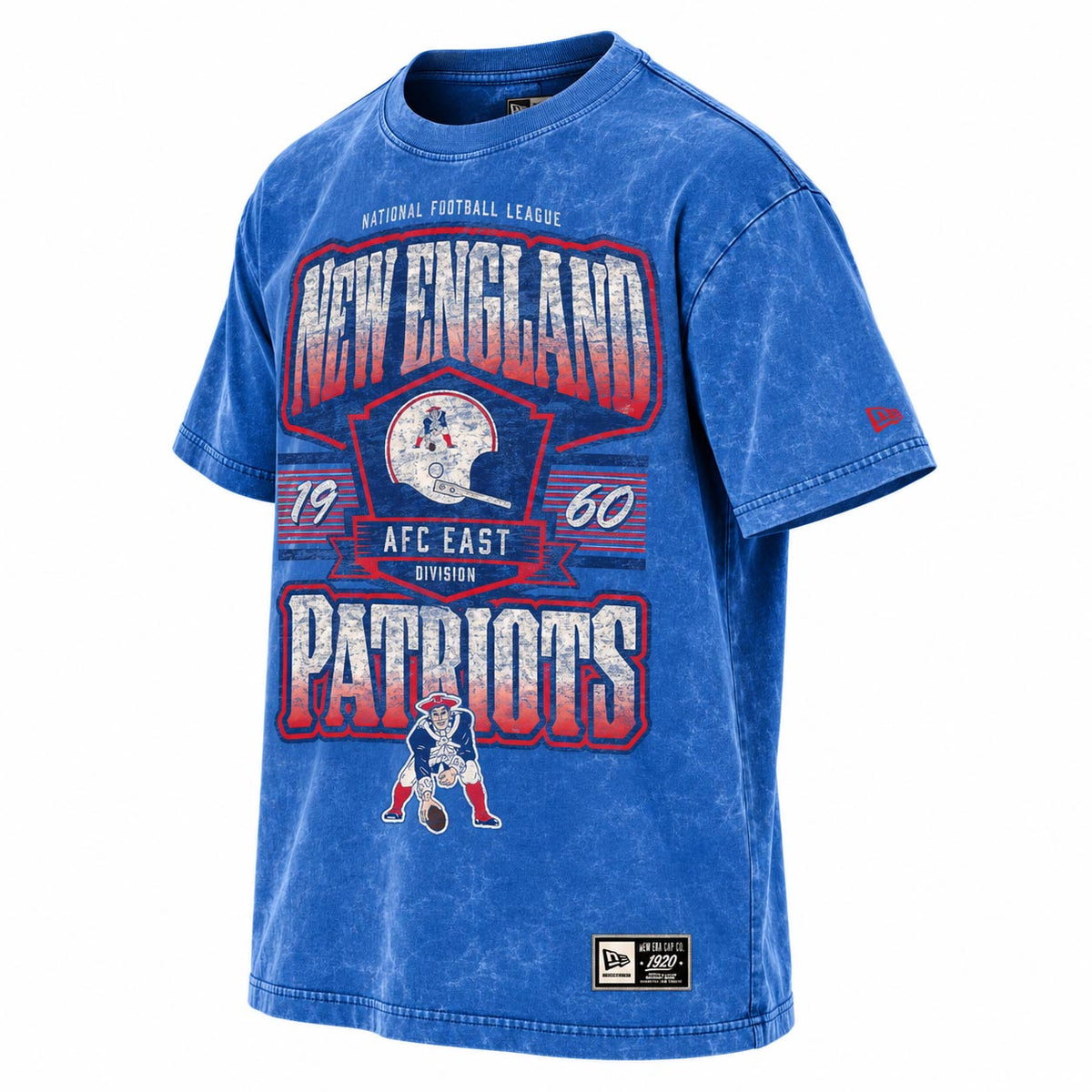 NFL New England Patriots New Era Vintage Division T-Shirt- Navy