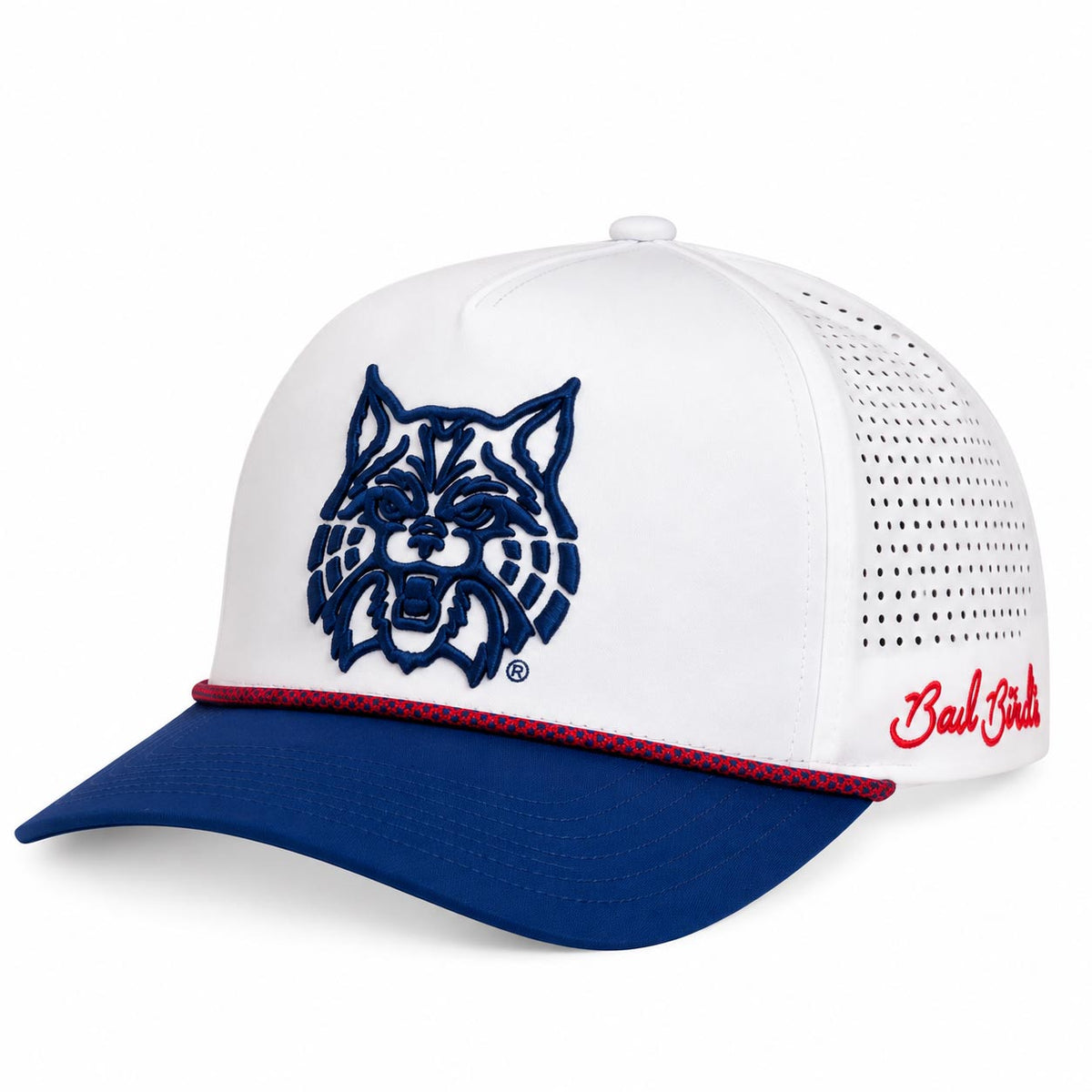 NCAA Arizona Wildcats Bad Birdie Wildcat Active Adjustable Snapback Hat- White