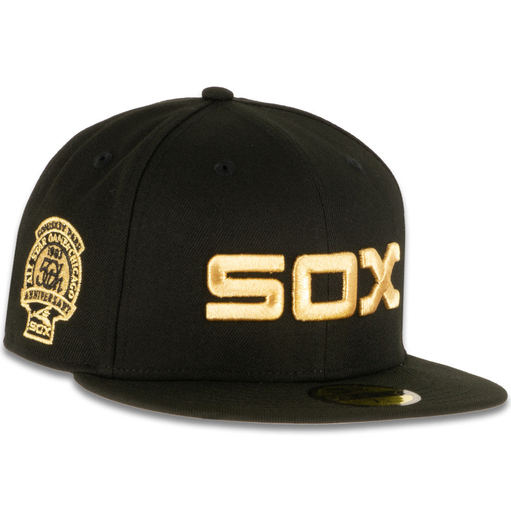 MLB Chicago White Sox New Era Black &amp; Gold 59FIFTY Fitted