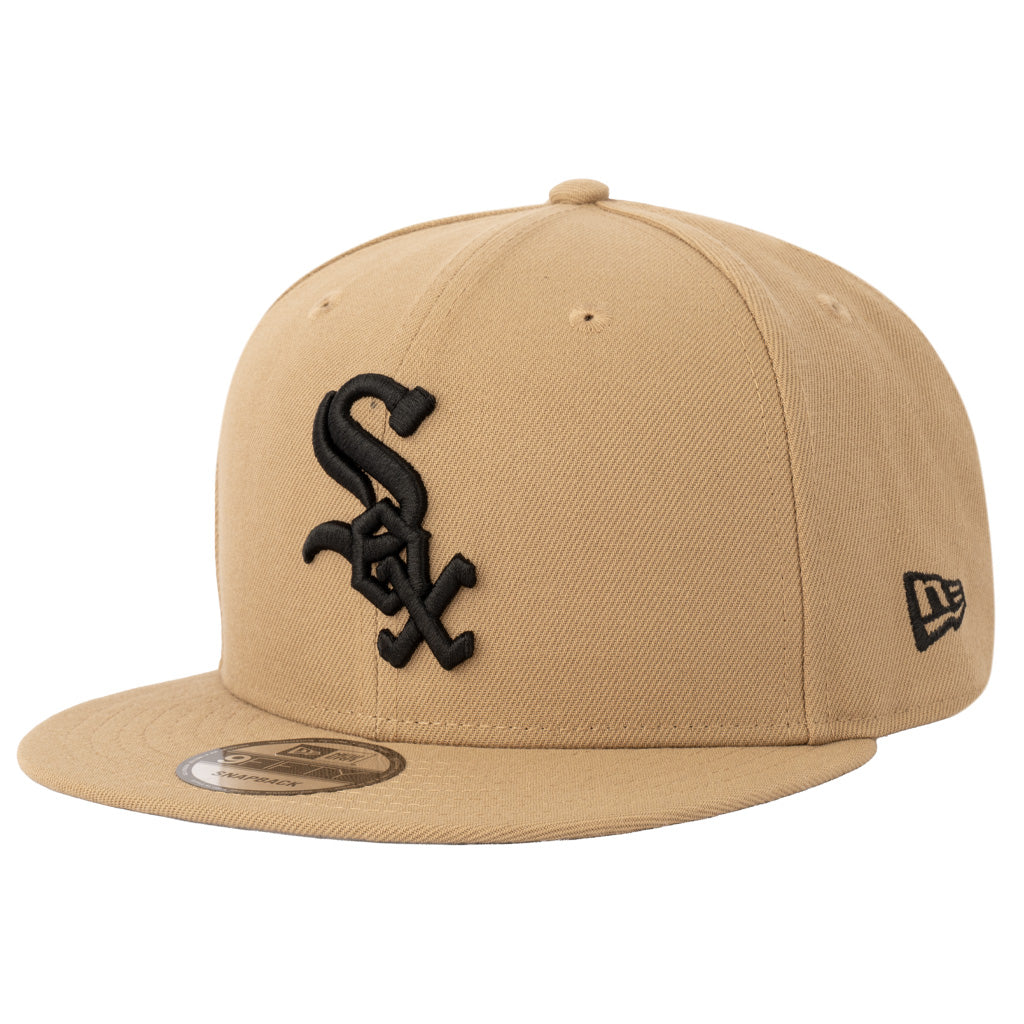 MLB Chicago White Sox New Era Mocha 9FIFTY Snapback Hat - Khaki