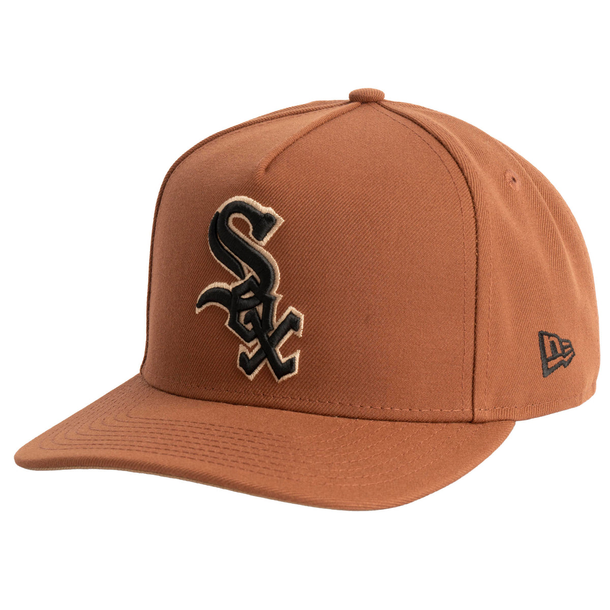 MLB Chicago White Sox New Era Jolly Roger 9FIFTY A-Frame Snapback Hat- Brown