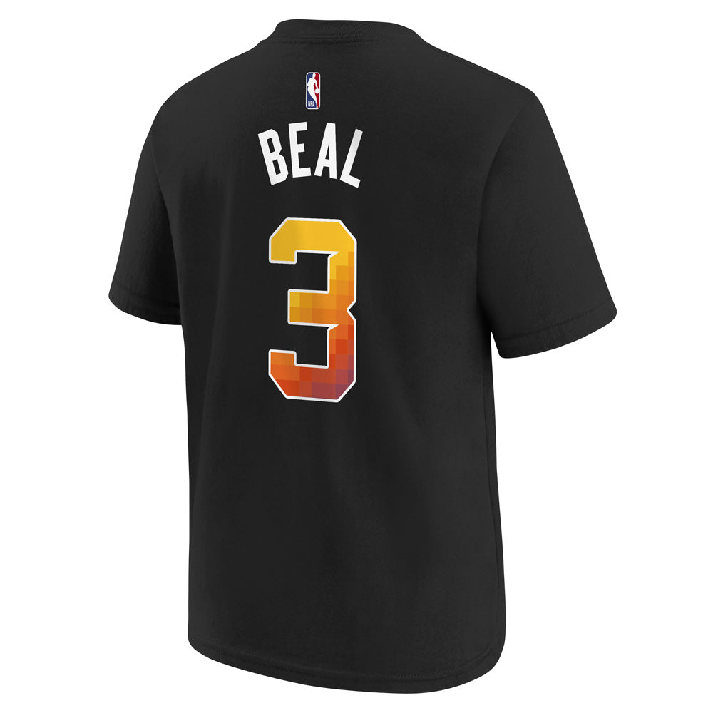 NBA Phoenix Suns Bradley Beal Youth Jordan Statement Name &amp; Number T-Shirt - Black