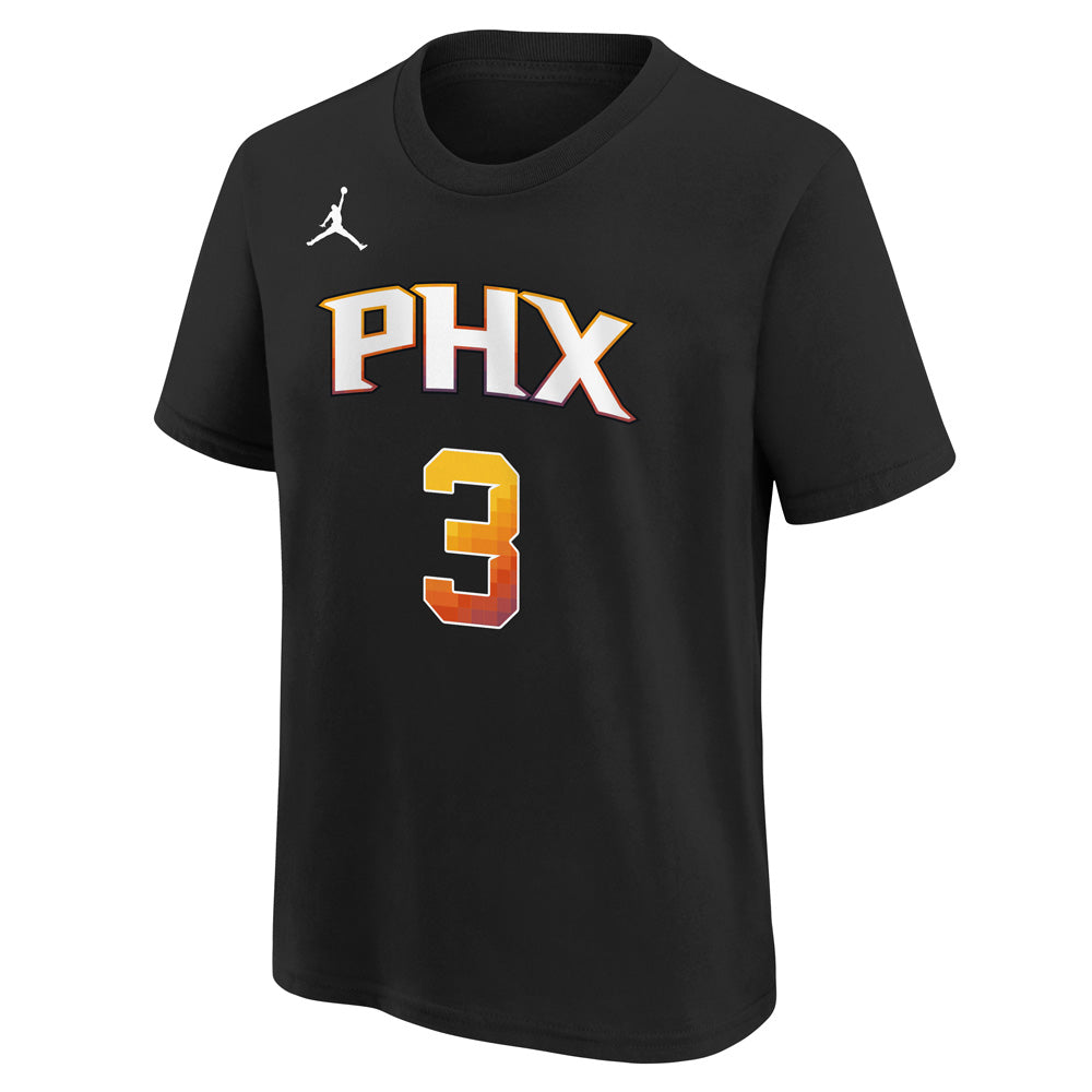 NBA Phoenix Suns Bradley Beal Youth Jordan Statement Name &amp; Number T-Shirt - Black
