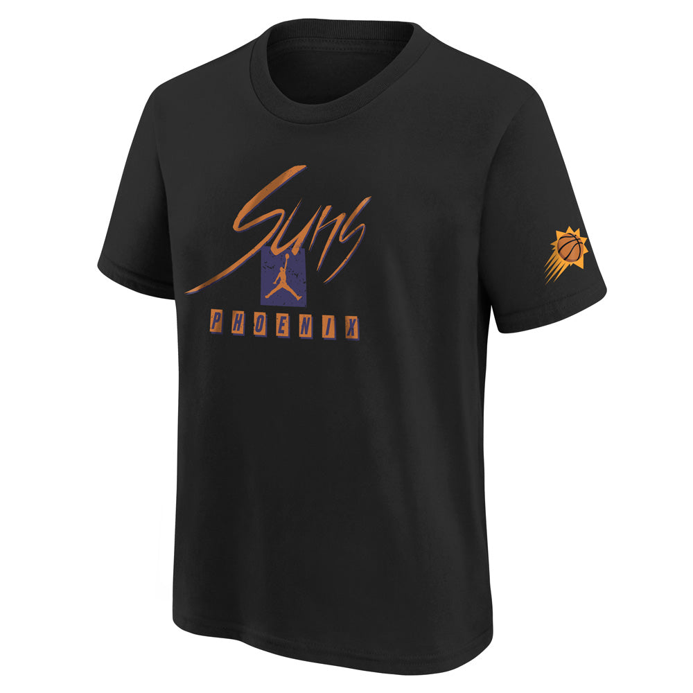 NBA Phoenix Suns Youth Jordan Courtside Statement Max90 T-Shirt - Black