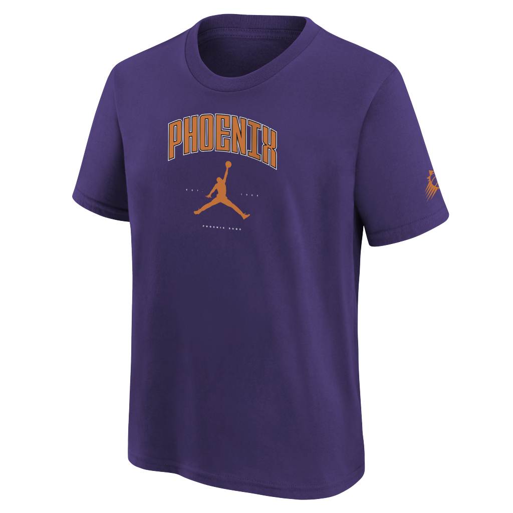 NBA Phoenix Suns Youth Nike Jordan City T-Shirt - Purple