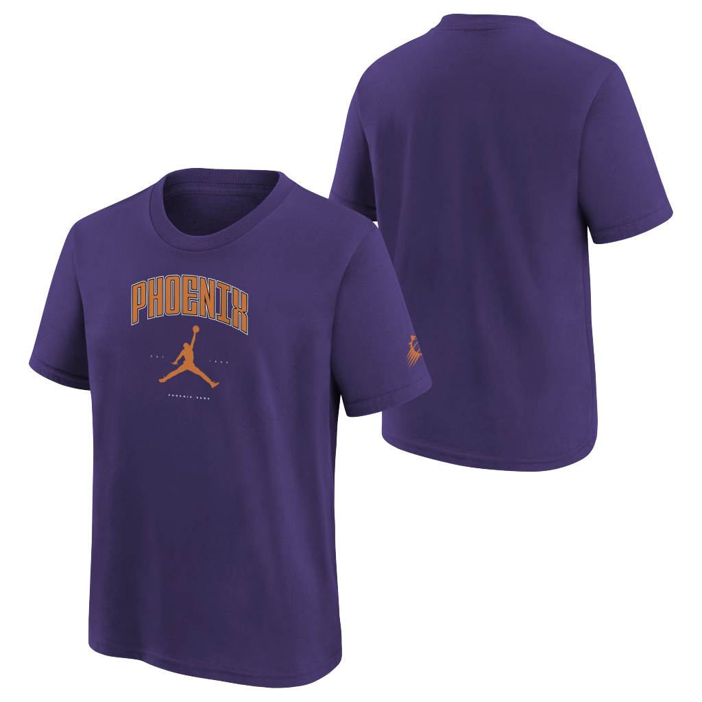 NBA Phoenix Suns Youth Nike Jordan City T-Shirt - Purple