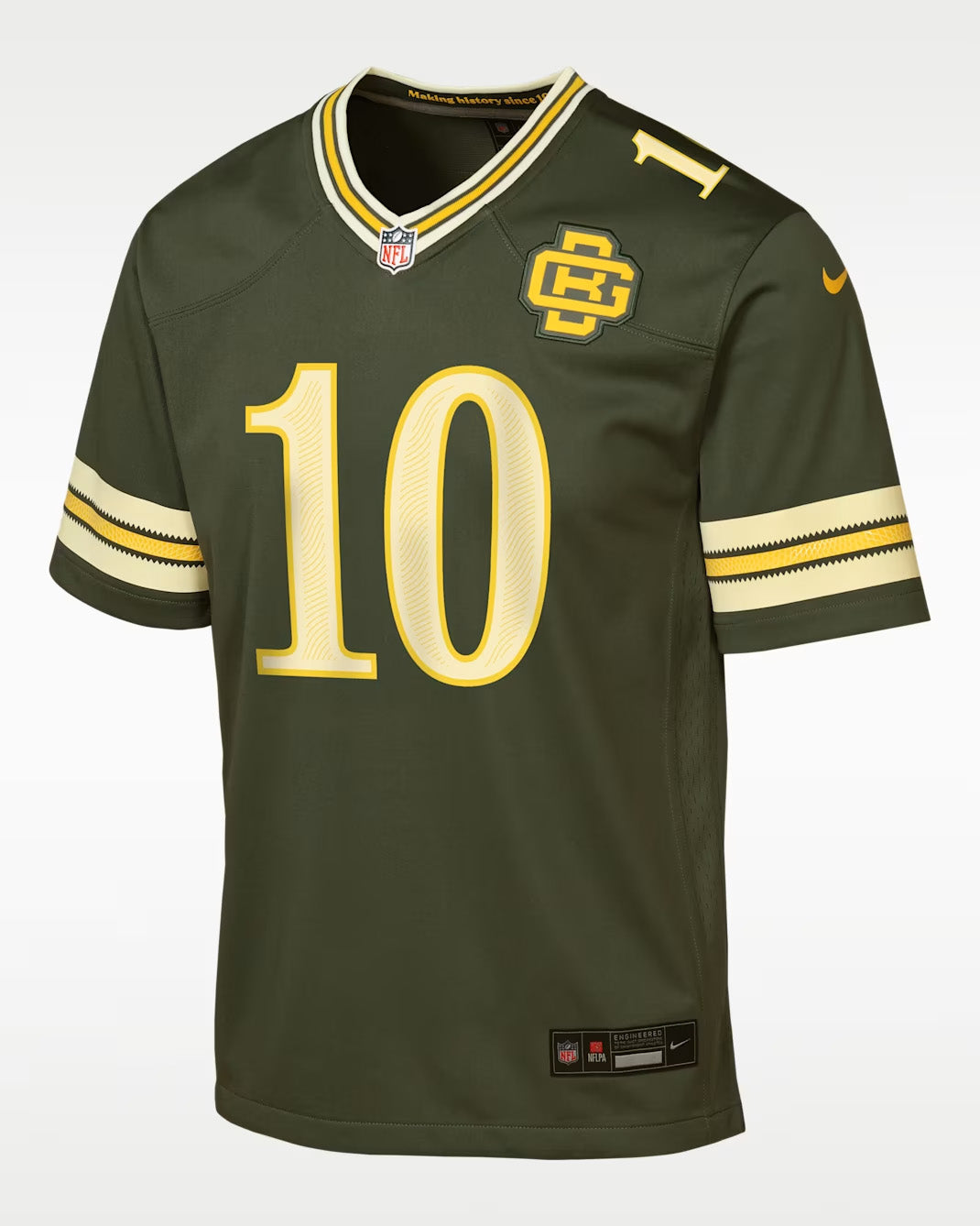 NFL Green Bay Packers Jordan Love Youth Nike 2026 Rivalry Game Jersey- Green