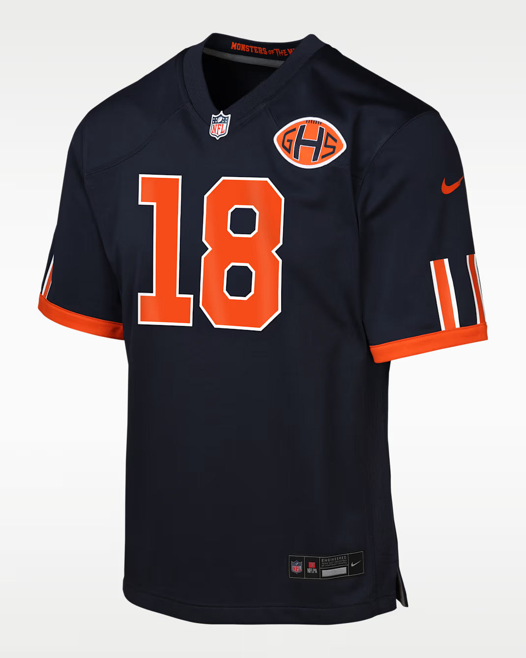 NFL Chicago Bears Caleb Williams Youth Nike 2026 Rivalry Game Jersey- Navy