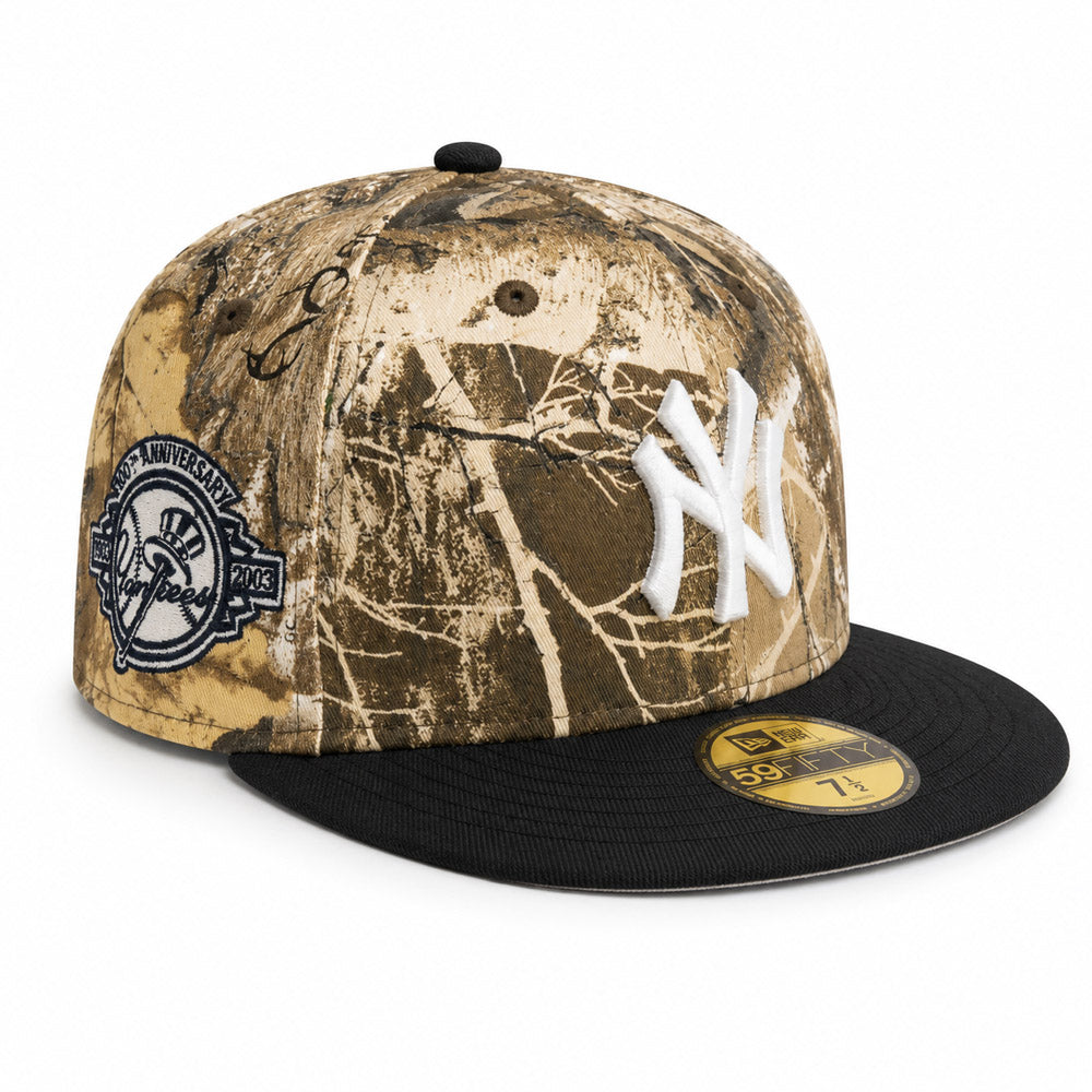 MLB New York Yankees New Era Team Terrain 59FIFTY Fitted Hat- Real Tree
