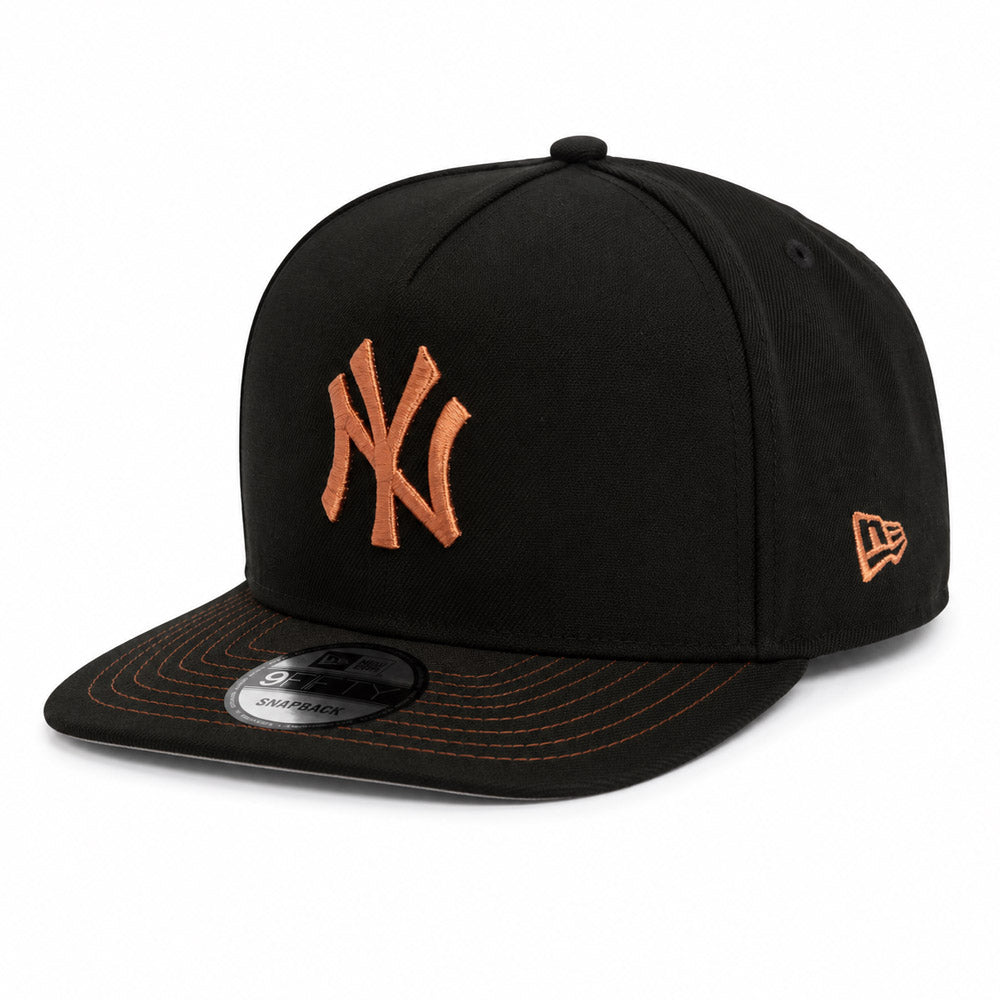 MLB New York Yankees New Era Copper Mine 9FIFTY A-Frame Snapback Hat - Black