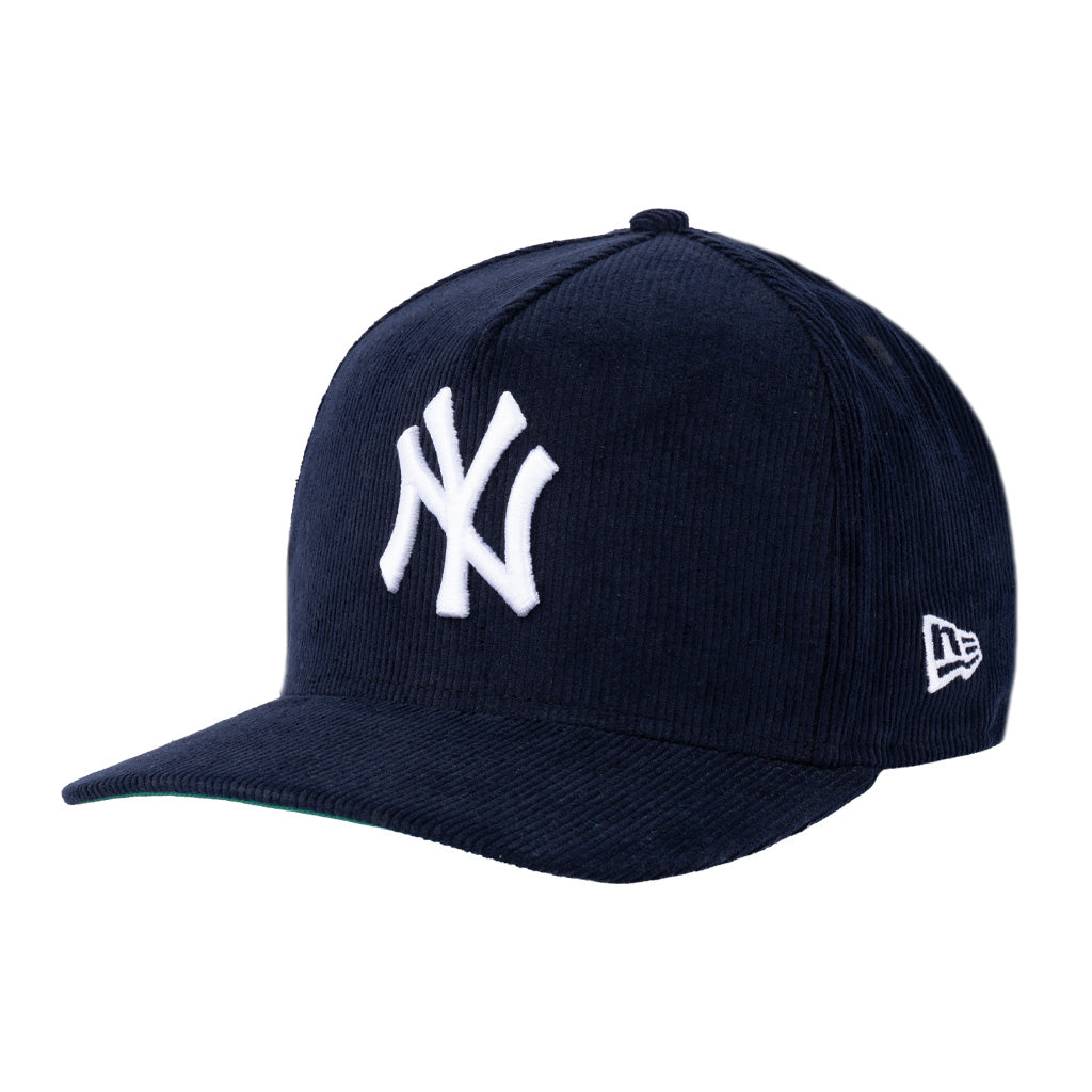 MLB New York Yankees New Era All Corduroy 9FIFTY A-Frame Snapback Hat - Navy