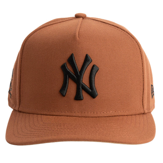 MLB New York Yankees New Era Jolly Roger 9FIFTY A-Frame Snapback Hat- Brown