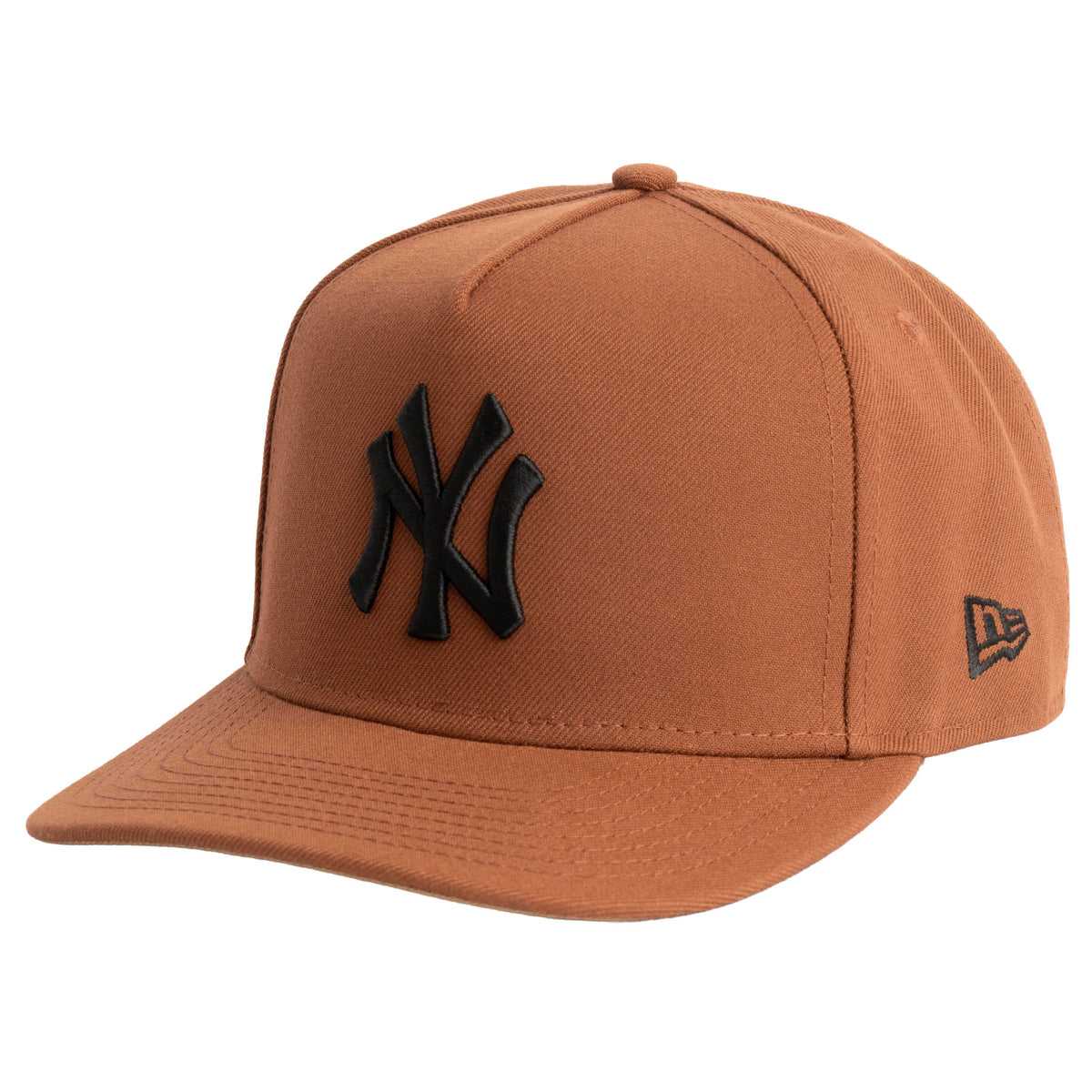 MLB New York Yankees New Era Jolly Roger 9FIFTY A-Frame Snapback Hat- Brown