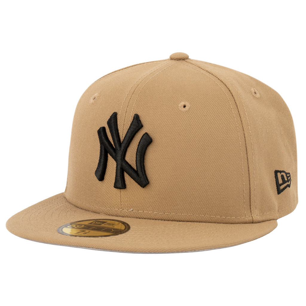 MLB New York Yankees New Era Mocha 59FIFTY Fitted Hat - Khaki