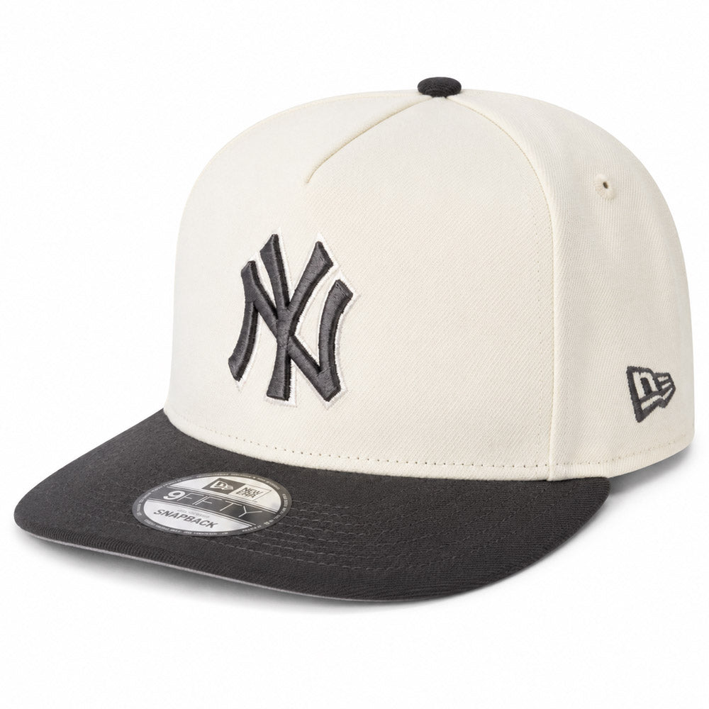 MLB New York Yankees New Era Gridiron Chrome 9FIFTY A-Frame- Cream